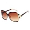 Ladies Sunglasses Camellia Hollow Point Paint Rose Sunglasses Trendy Versatile Large Frame Sunglasses