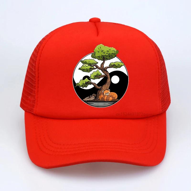 Yin Yang Bonsai Tao Taoism Spiritual Zen Meditate Baseball Cap Summer Fashion Mesh Trucker Caps Casual Adjustable Snapback Hats