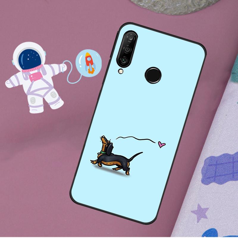 

Dachshund Teckel Dackel Dog For Huawei Nova 10 9 SE 11 Pro Y60 Y70 Y90 Y61 Y91 Y72 Y73 12i 11i 8i P20 P30 P40 Lite Case Huawei Nova 3i