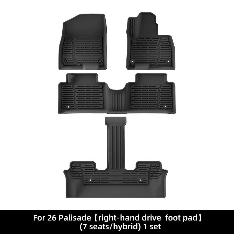 Eco-Friendly TPE Floor Mats for 2020-2026 Hyundai Palisade - All-Weather Protection