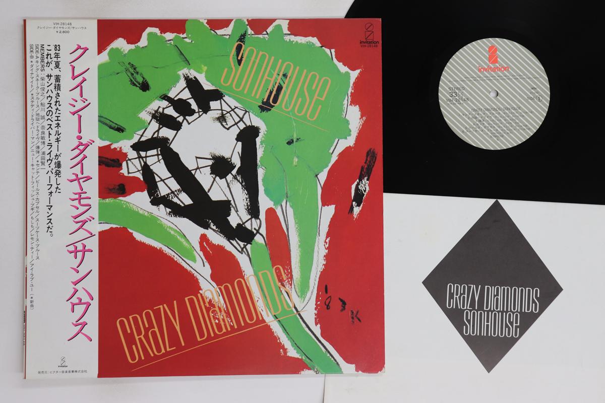 

LP Record SONHOUSE - Crazy Diamonds VIH28148 INVITATION 1983 Japan Obi Japanese Pop/Rock Used