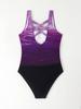 Gradient Color One-Piece Swimsuit: Fashionable, Sporty, Conservative Beachwear for Women (2026 Edition)