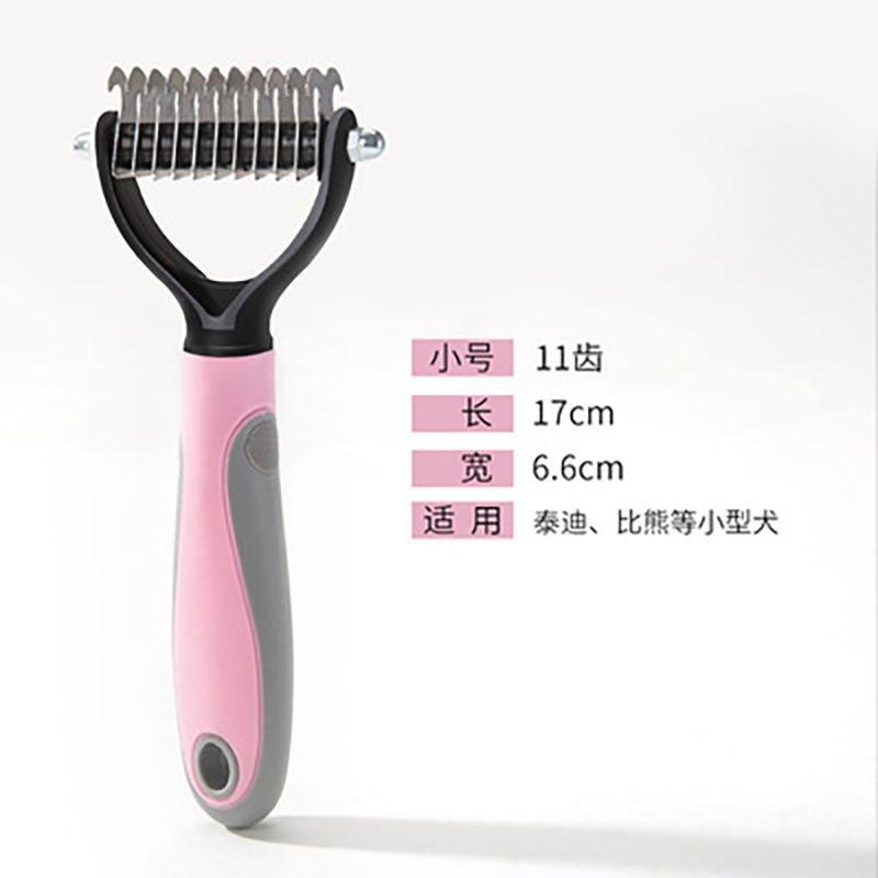 Pet Grooming Brush Detangling For Long Hair Cats Small Dogs Remove Floating Hair
