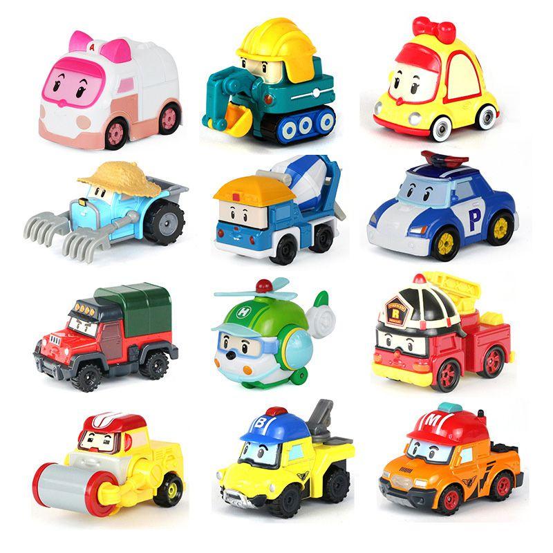 19 Styles New Robocar Poli Mini Vehicle Car Bus Toys South Korea Kids Gift Toy