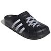 Jaunas Adilette koka tupeles Adidas 'Melns Balts Šņorējums' JH9848