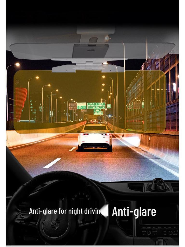 Anti-Glare Day & Night Car Sun Visor Mirror for Interior Use