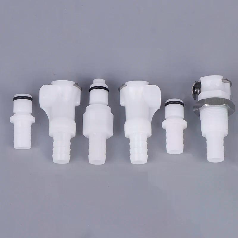 POM Medical Panel Mount Female Quick Release Coupling Hose Barb Connectors for Air & Water CPC