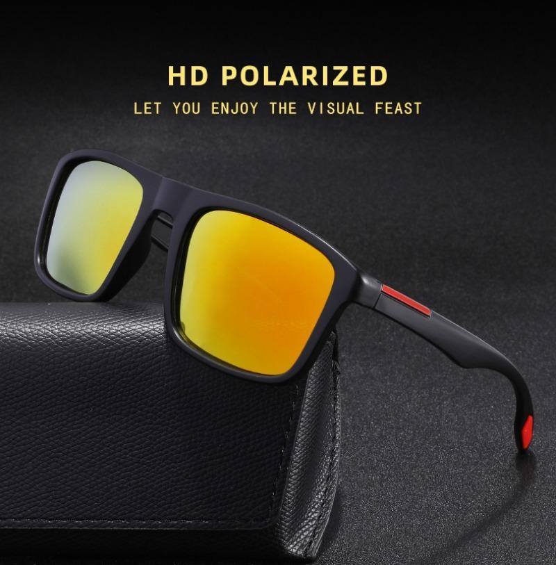 Retro Men'S Polarized Driving Sunglasses New Men Outdoor Blackout Driving Cycling Glasses Women Sports Fishing Eyewear Uv400