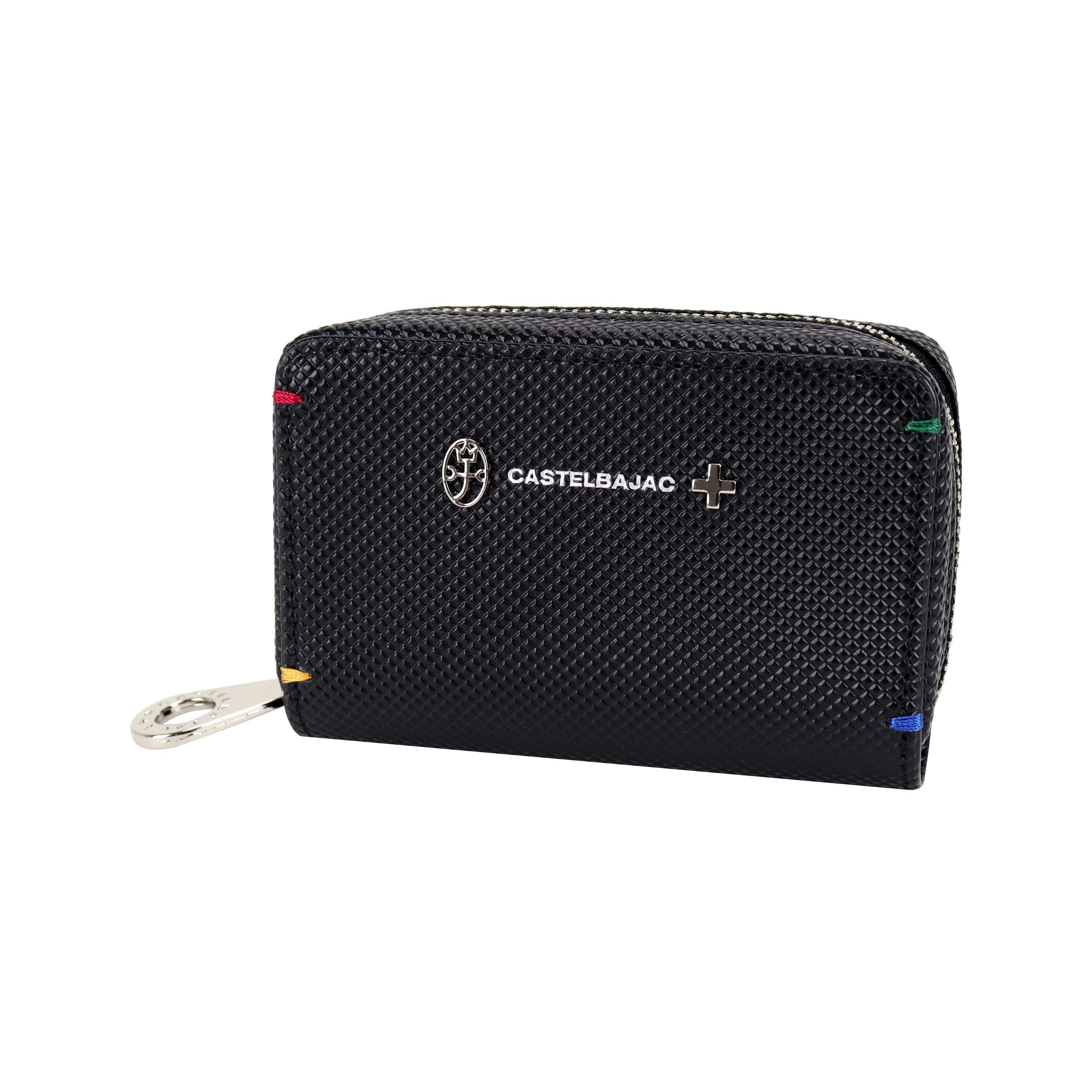 

Шкіряний чохол для ключів Torque Шкіра Волов яча шкіра Смарт-ключ Гачок для ключів x 5 Кільце для ключів x 1 [Castelbajac] Чоловічий Жіночий (Чорний/BLK)