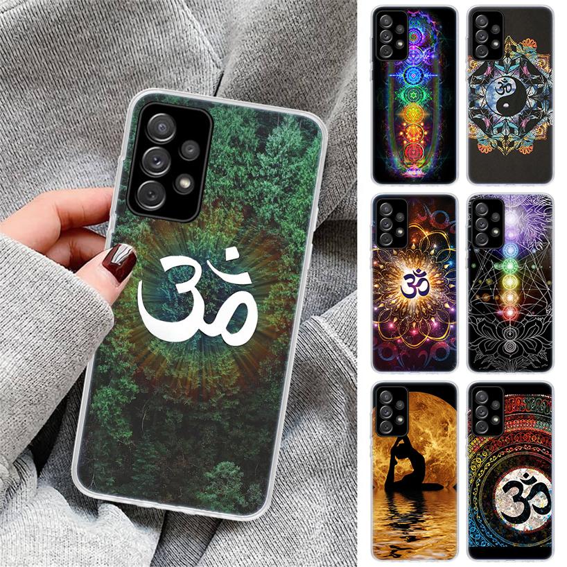 Aum Om Yoga Phone Case for Samsung Galaxy A17 A16 A15 A14 A13 A57 A56 A55 A54 A53 A37 A36 A35 A34 A33 A26 A25 A24 A23 Galaxy A16