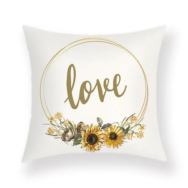 Boho Room Aesthetic Summer Green Pillowcase Cartoon Pineapple Decorative Pillow Bed Sofa Throw