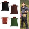 Neue tragbare Outdoor-Wander-Sammeltasche Obstpflückbeutel faltbar Beerenbeutel Aufbewahrung Leder Bushcraft Segeltuchtasche Camping