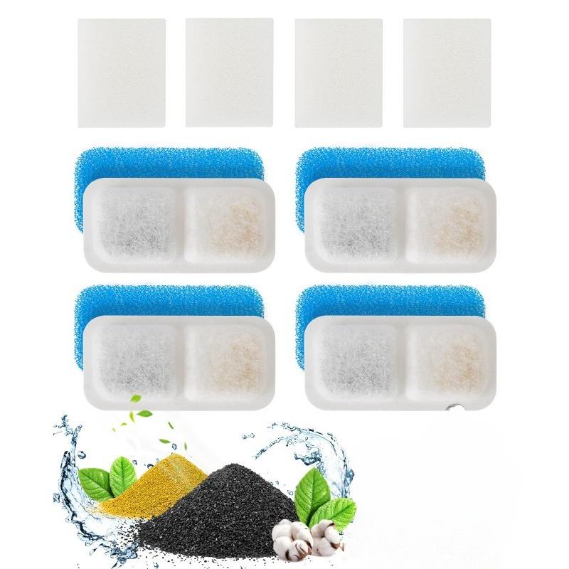 

4 pieces Filters with 4 Pre-Filter Sponge for 67oz/2L Stainless Steel Fountain