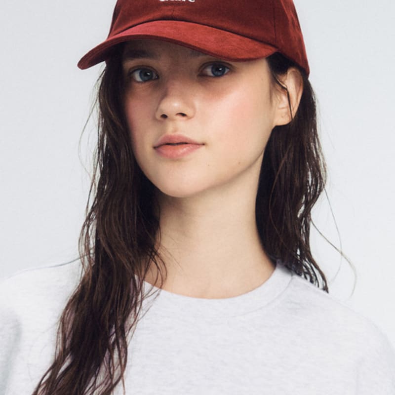 

marieclaire Marie Small Logo Ball Cap (MAFCHT01NBD) BD(Burgundy)_FF(FREE)