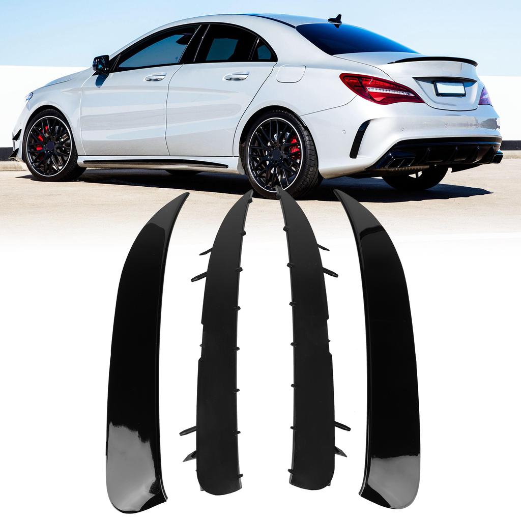 Rear Bumper Side Vent Canard Trims Replacement for MercedesBenz CLAClass C117 Coupe AMGLine CLA45 20132019