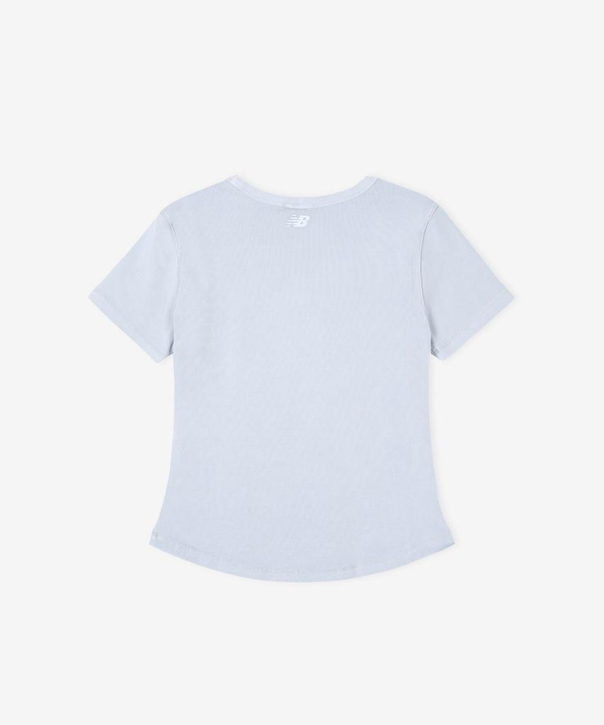 Nyuballanseu Nbneg2W482 / Women Fitted Dyed Short Sleeve Tee (Dyeing Blue)