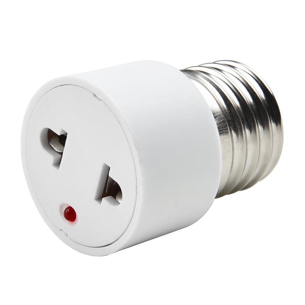 1/5pcs E27 ABS US/EU Plug Connector Accessories Bulb Holder Lighting Fixture Bulb Base Screw Light Socket Conversion For Light