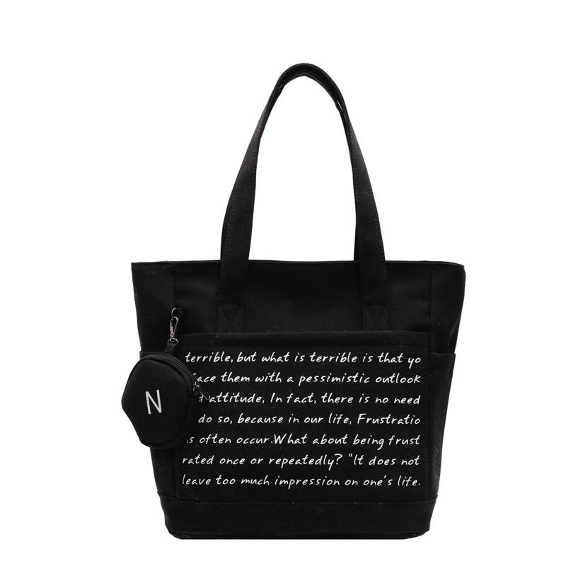 Damen Umhängetasche 2025 neuer Wintertrend Große Kapazität Einfarbige Handtasche Einfach Mode Buchstabentasche