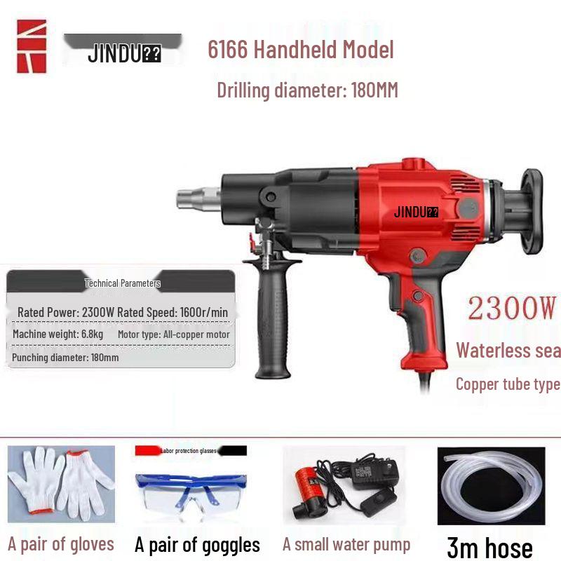 High-Power Handheld and Desktop Diamond Core Drill for Concrete Engineering