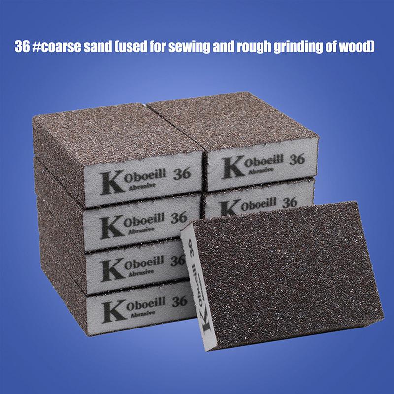 

6 шт./набор Моющиеся шлифовальные блоки для стен, для удаления окалины, очистки песка, дерева, металла, для удаления ржавчины, 36-220# Шлифовальные губки, Полировальные блоки, Кирпич-щетка