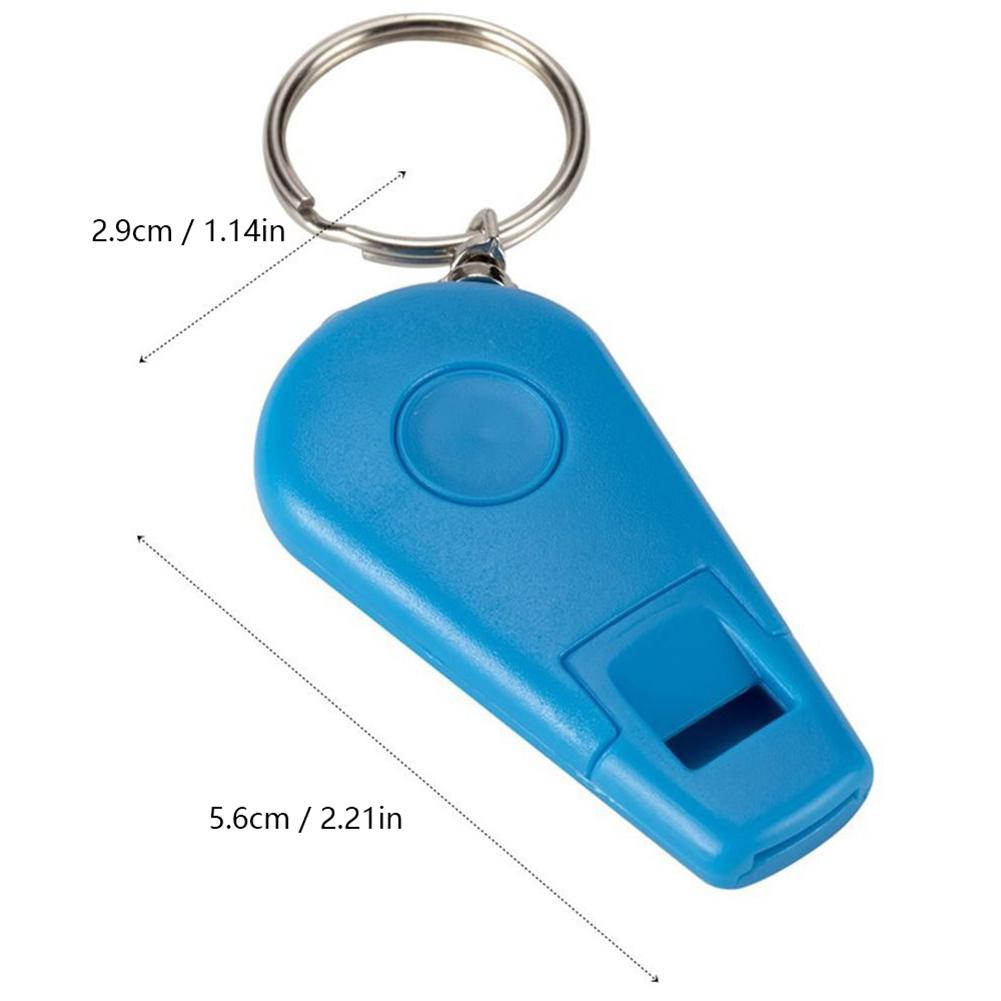 Mini Whistle LED Keychain White Light lighting Flashlight Camping Hiking Travel backpack Emergency backup stair Key chain light