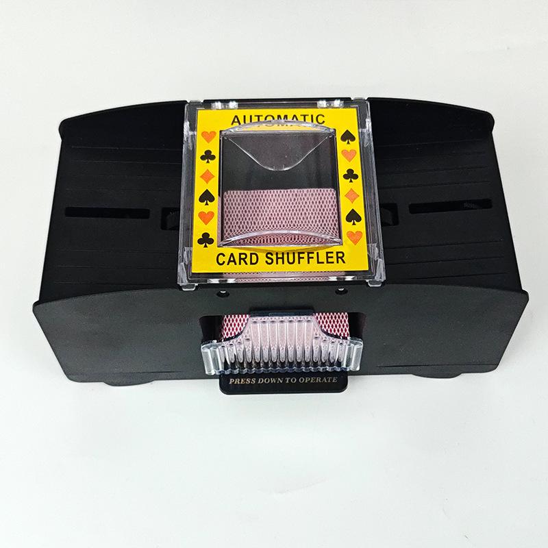 Automatic Card Shuffler for 2-4 Decks - Ideal for Poker and Texas Three Kingdoms Games