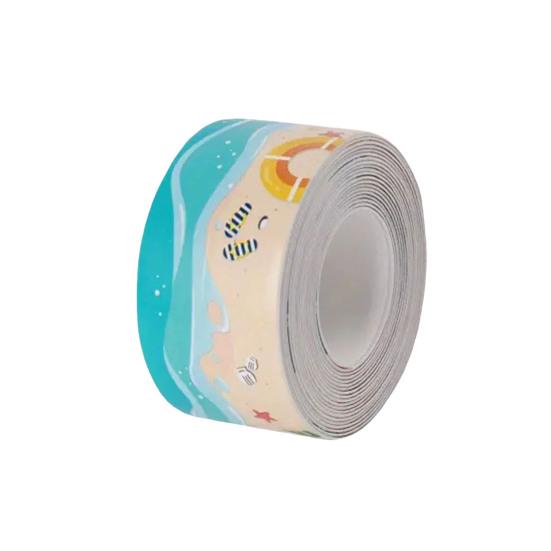 1 Roll 150/500CM Caulk Tape Waterproof PVC Self Adhesive Bathroom Toilet Sealant Tape Bathtub