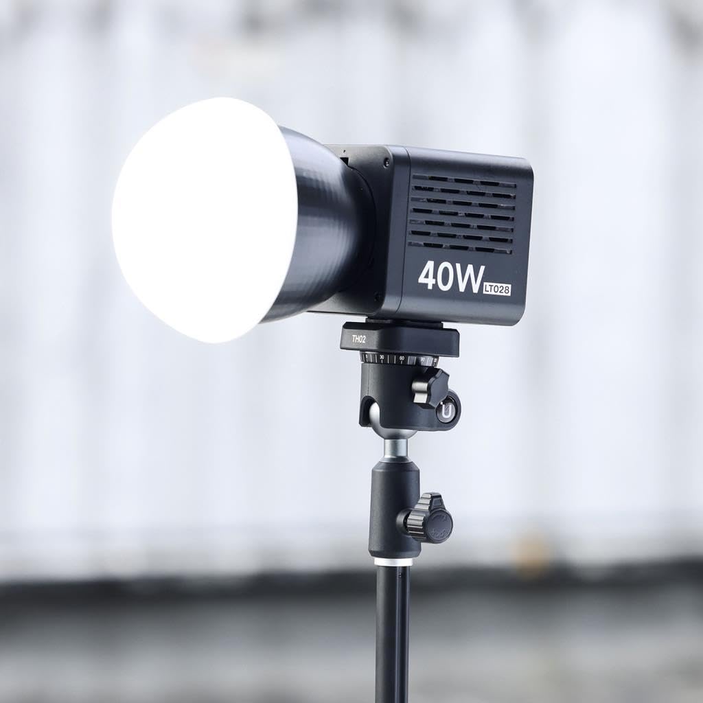 Ulanzi T112 TH02 Uka Inverted Ball Head with Quick Release Plate, 360° Rotation, Camera Mount for Monopods and Tripods, Cameras, and DSLRs