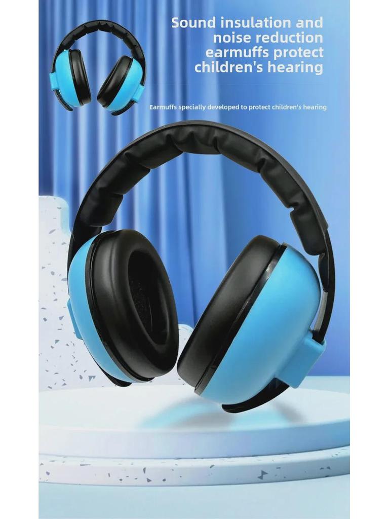 Noise-Reducing Sleep Headphones for Infants & Children - Head-Mounted Protective Earmuffs