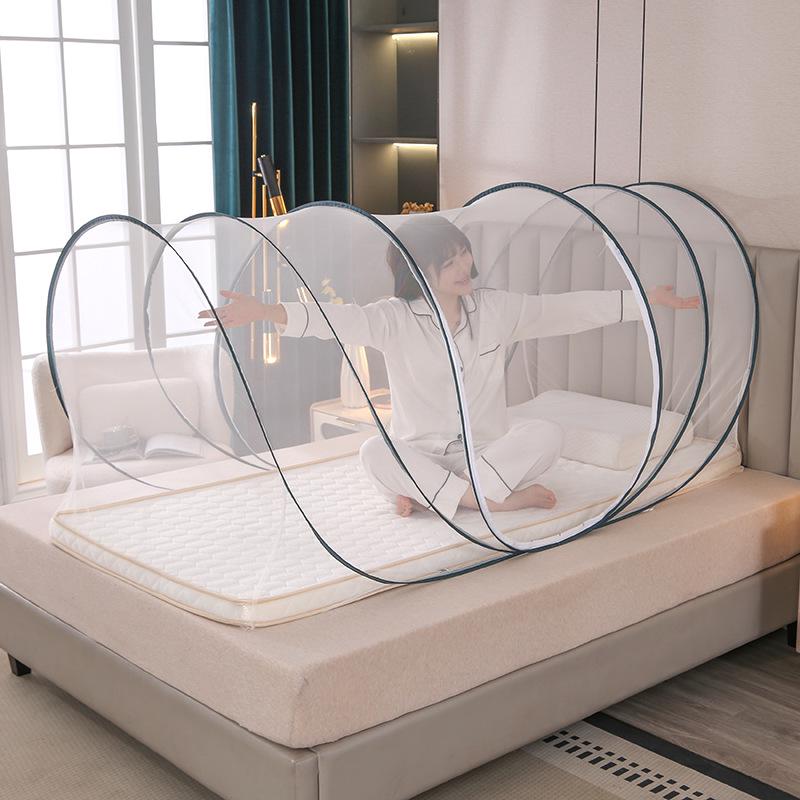 Portable Outdoor Mosquito Net Tent - No Installation, Mongolian Yurt Style, Insect Protection for Europe and America.
