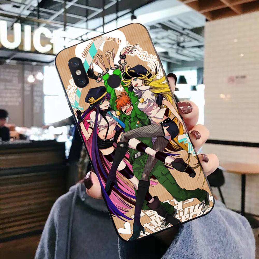 Anime Panty And Stocking With Garterbelt Phone Case For Xiaomi Mi 5X 8 9 10 11 12 Lite Pro 10T PocoX3pro PocoM3 Note 10 Pro Lite