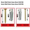 Light Duty Metal Expansion Anchors 1Pcs Strong Load Anti-Loosening Design for Household Shelf Mounting Repair
