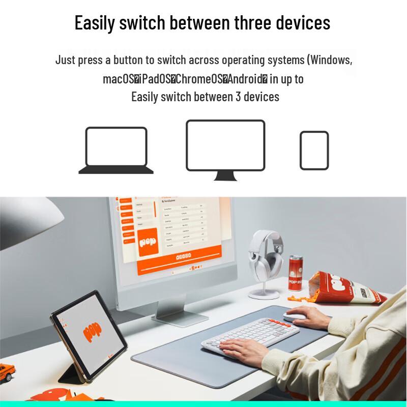 Logitech POP ICON KEYS Wireless Bluetooth Keyboard