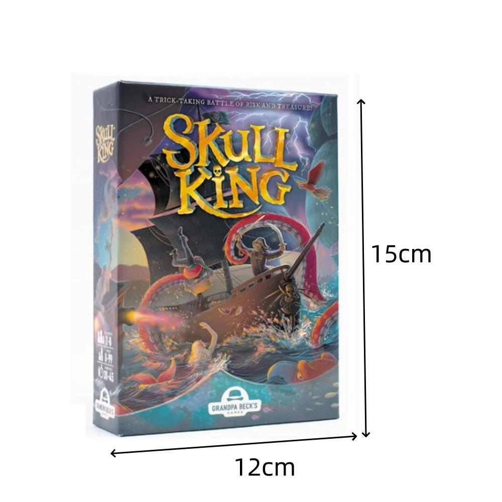 

Настольная игра Skull King. Пиратские приключения. Стратегические карты для улучшения взаимодействия. Игровые вечеринки.
