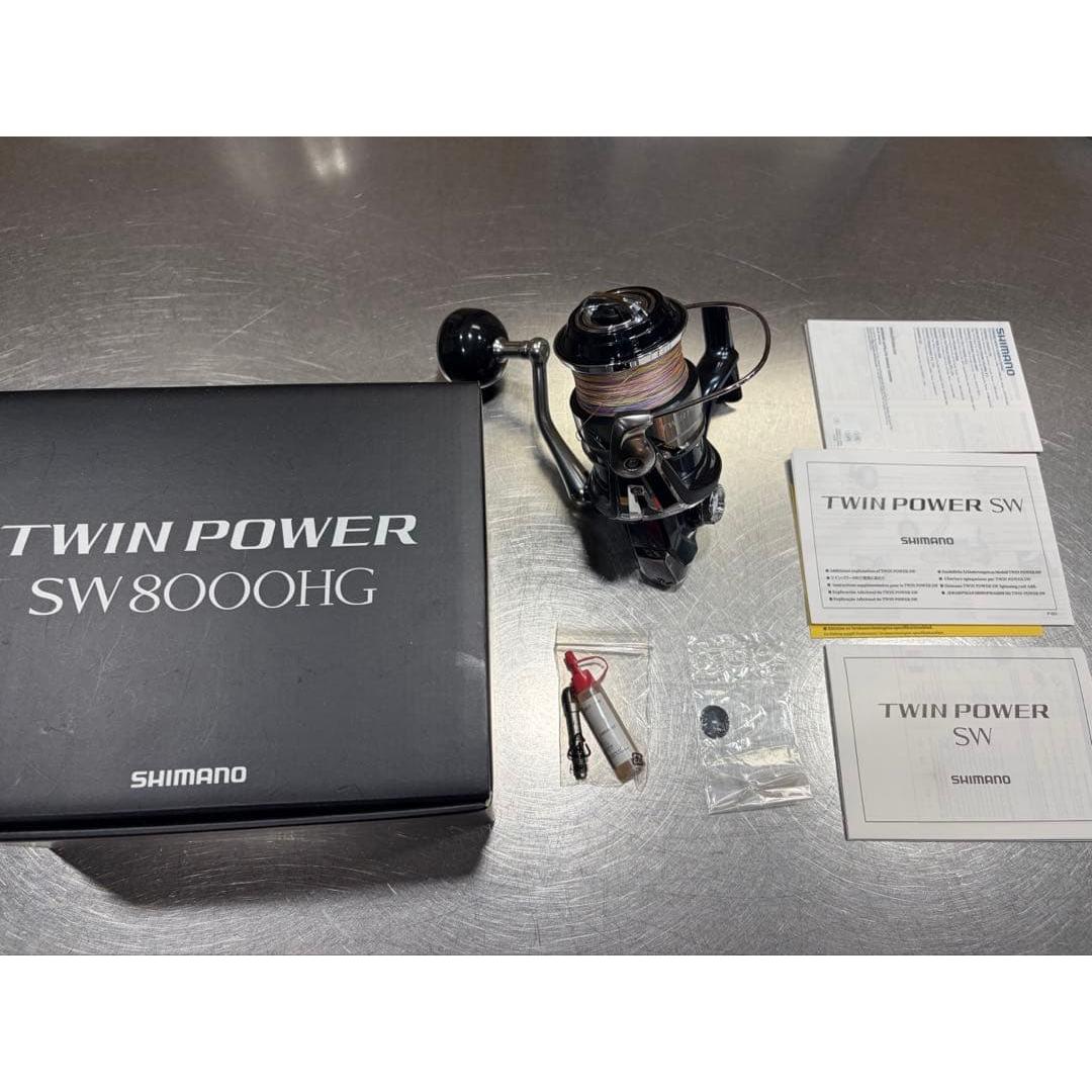 Used SHIMANO TWIN POWER SW 8000HG spinning reel