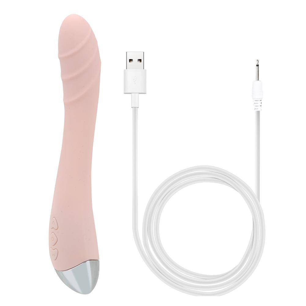 Female Private Parts Vibrator, USB Charging Big AV Stick Female G-spot Massager Clitoral Stimulator Adult Female Sex Toy