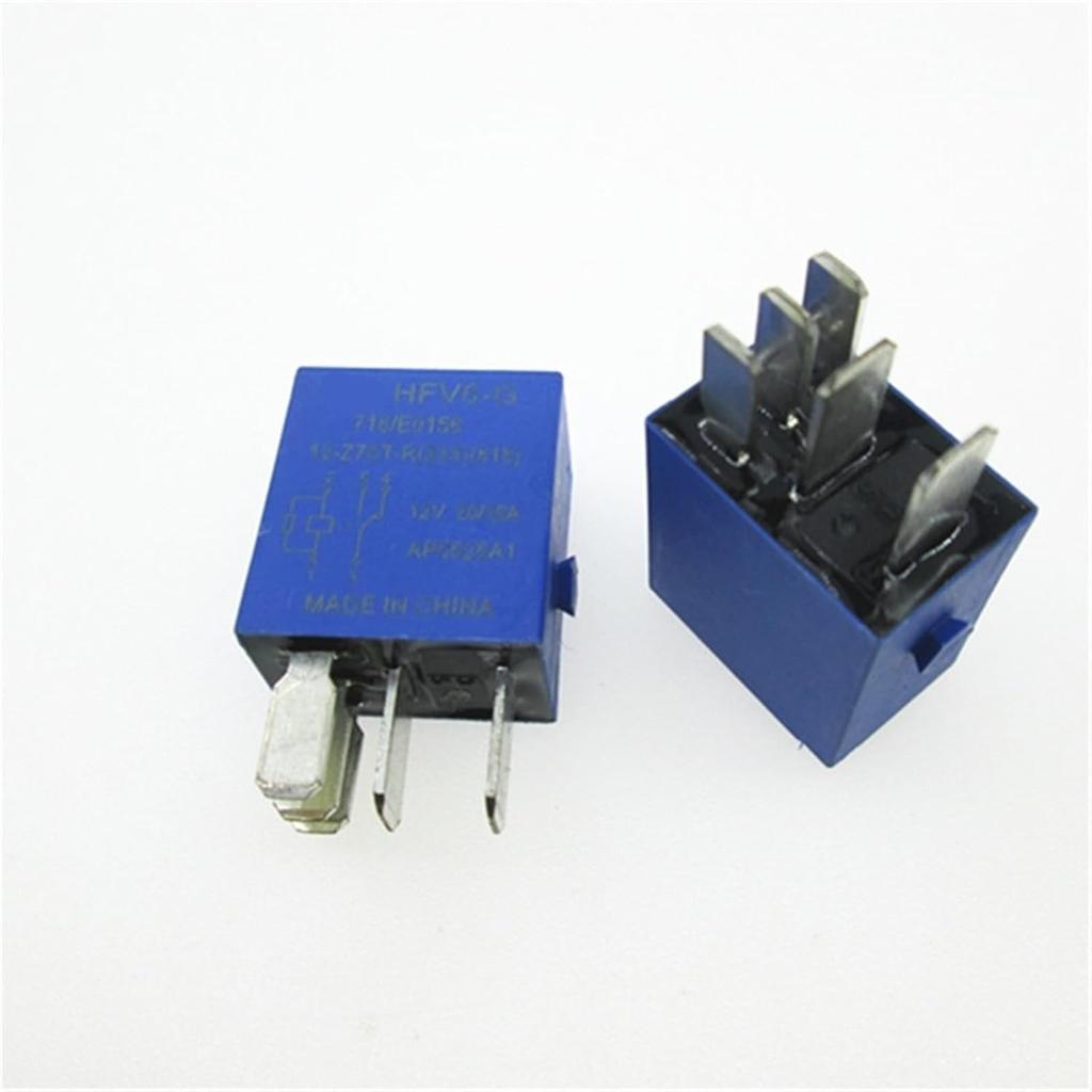 Auto Car 12V Relay HFV6-G-716-E0156-12-Z7ST-R HFV6G716E0156 HFV6G 716E0156 12-Z7ST 12V 20/35A 12VDC DC12V DIP5 5Pcs