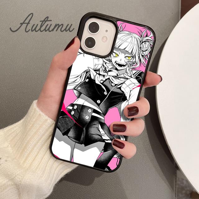 Himiko Toga Boku No Hero Academia Phone Case for iPhone 11 12 13 14 Pro Max mini XR XS SE 2020 6S 7 8 Plus Samsung S21 S22 Cover