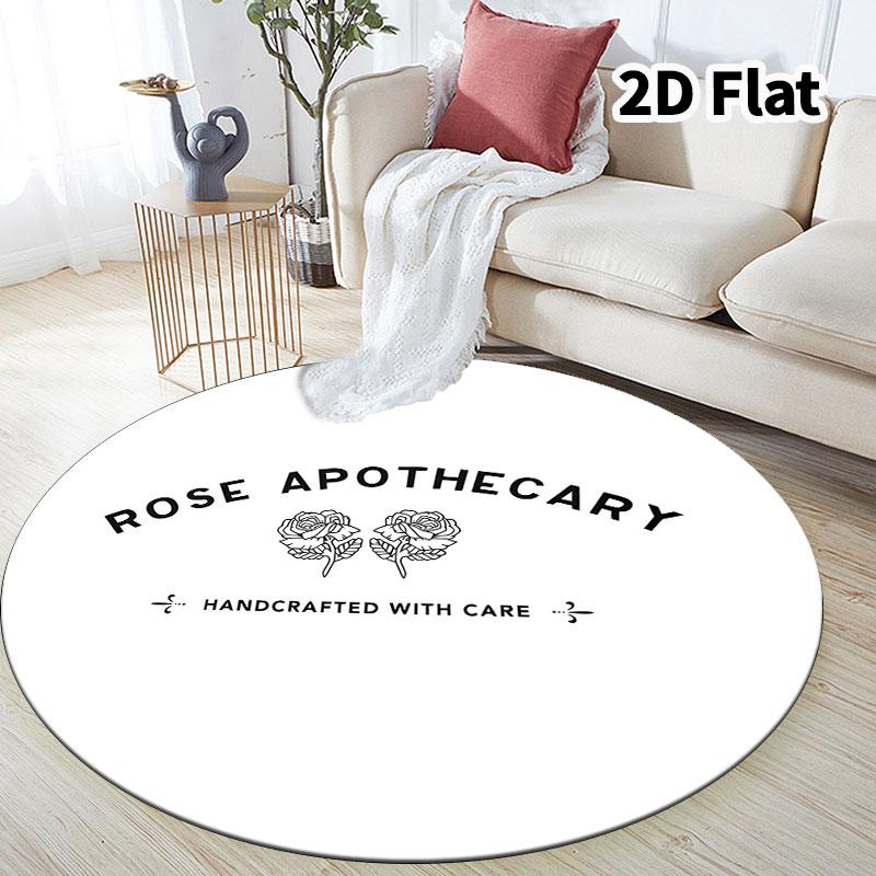 Schitt'S Creek Round Area Rug Carpet Rug For Living Room Bedroom Sofa Playroom Decor Nonslip Floor Mat