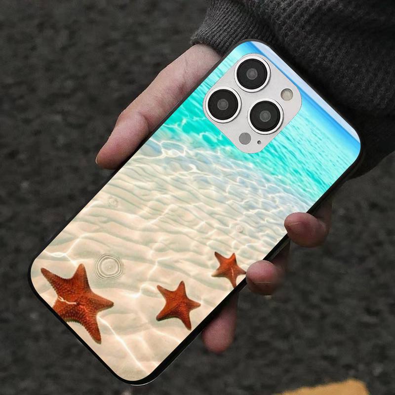 Seaside Shells Phone Case For Iphone 7 8 Plus X Xr Xs 11 12 13 Se2020 Mini Mobile Iphones 14 Pro Max Case