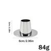 INS Style Silver Diamond Candle Holder - Western Restaurant Table Decoration