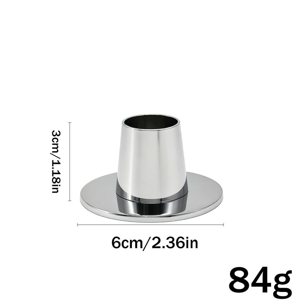 INS Style Silver Diamond Candle Holder - Western Restaurant Table Decoration