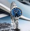 CURREN 9097 Women's Waterproof Quartz Steel Band Wristwatch - Simple Casual Design