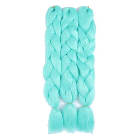 Glowing Braid Anti-slip Role Play Prop High Temperature Silk Lightweight Flashing Light Hair Extensions Dirty for Club