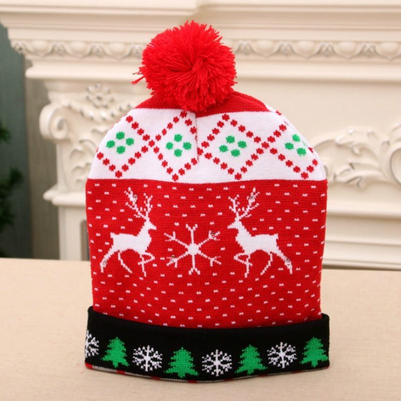 Buy Christmas Ornament Hat Colorful LED 