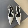 Spring women's shoes fashion temperament European and American style pointed high heels women's thin heels empty single shoes women