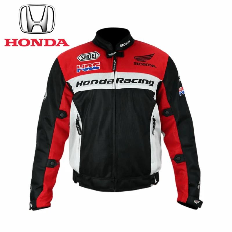 Ydcr7 Honda Jacket Off-road Motorcycle Racing Suit Men's and Women's Summer Anti Fall Breathable Mesh Jacket HRC Cycling Suit