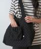 Popcorn Flower Casual Shopper Bag Black