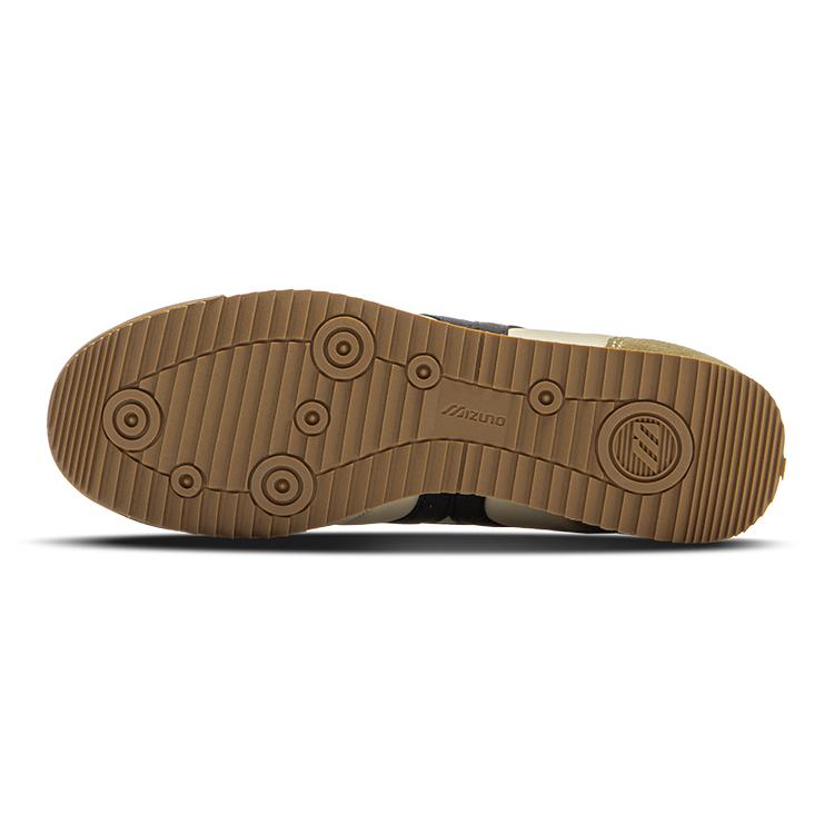 Mizuno LG 60S Trendy Non-Slip Breathable Low-Top Casual Shoes Unisex Casual Shoes Beige Black D1GH230308