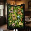 1pc Harry Potter Christmas ornaments Outdoor Flannel Throw Blanket All Season Soft Warmth,Home Decor 1031171